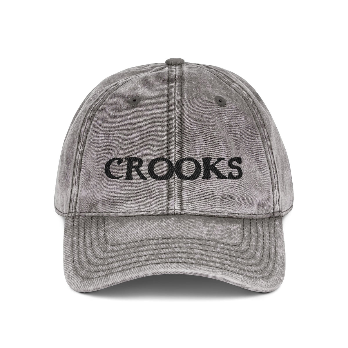CROOKS Washed Cotton embroidery Hat