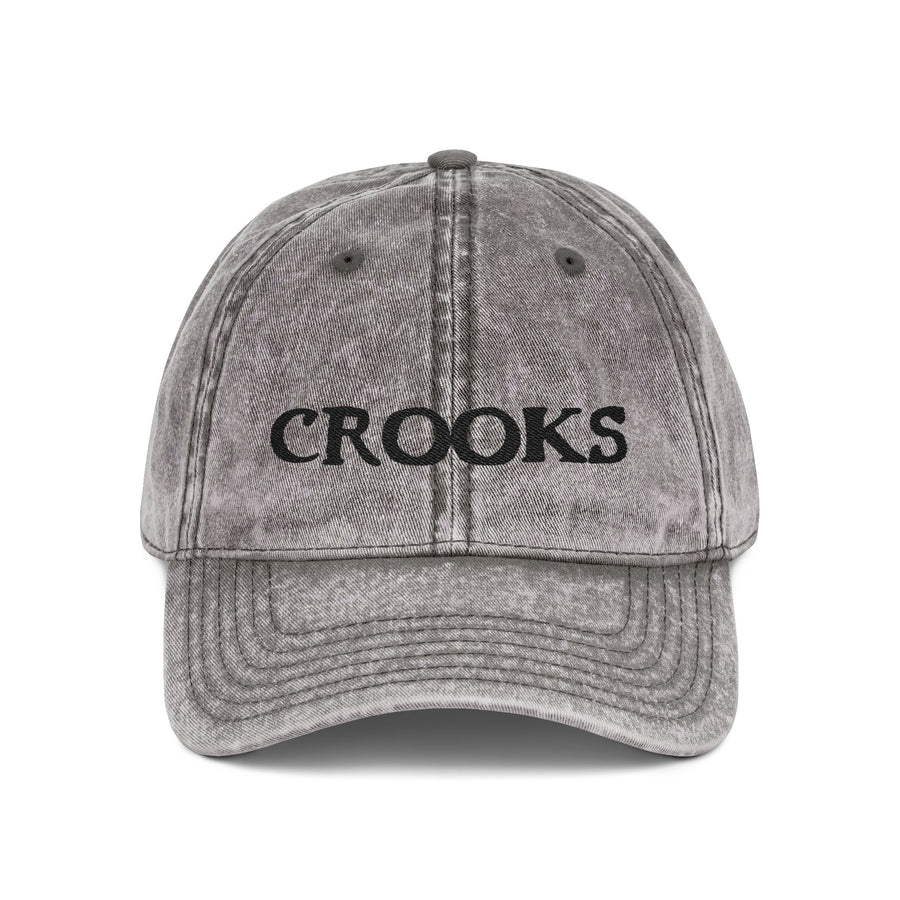 CROOKS Washed Cotton embroidery Hat