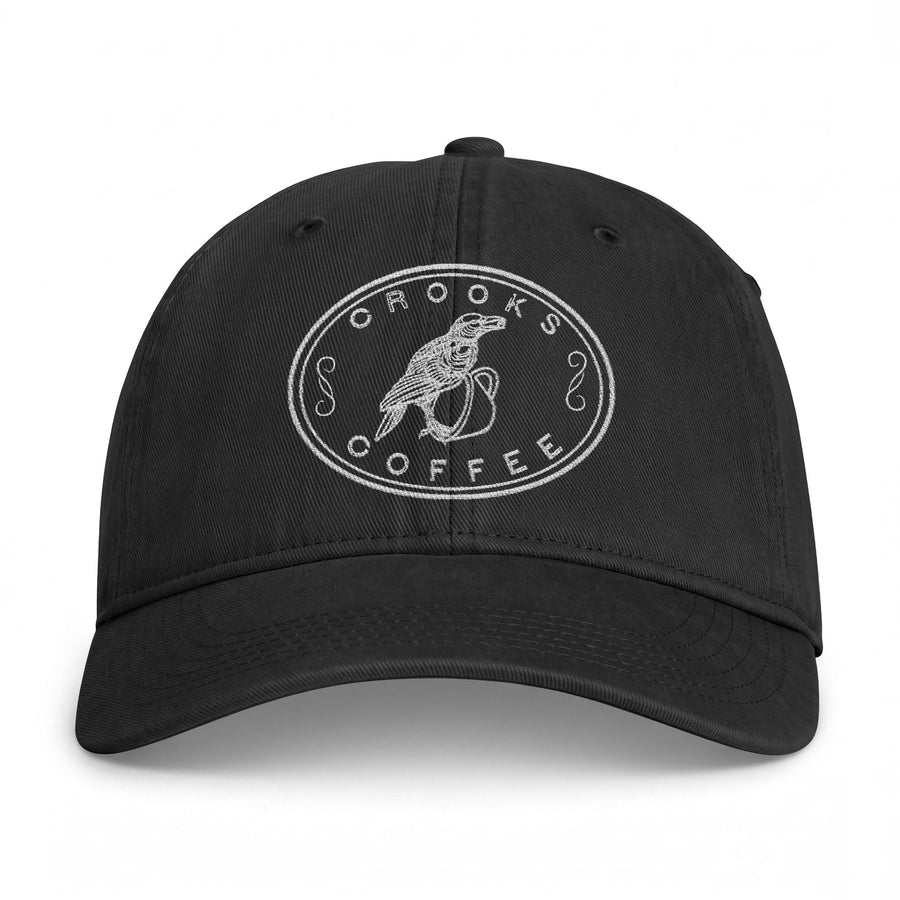 Washed Coastal Cap — Crooks Logo  Embroidery