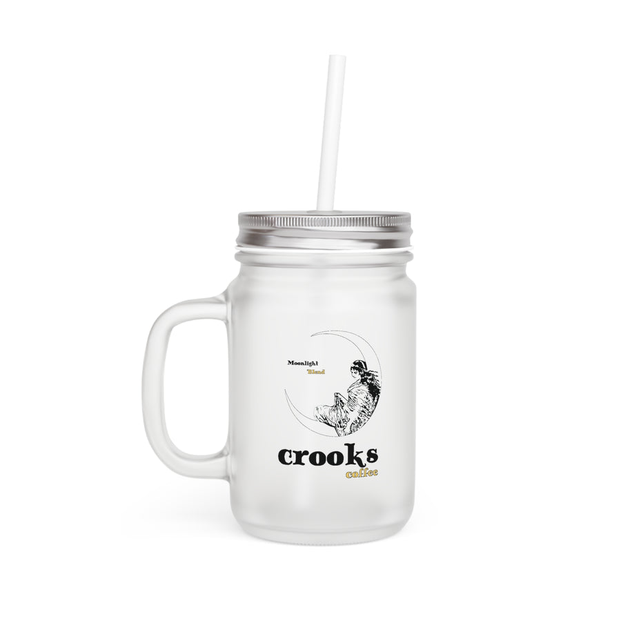 Crooks Moonlight- mason jar w/straw
