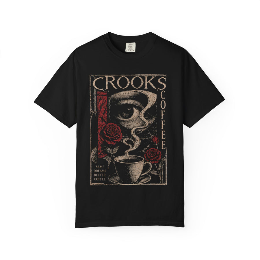 Crooks Coffee Vintage Poster style T-Shirt
