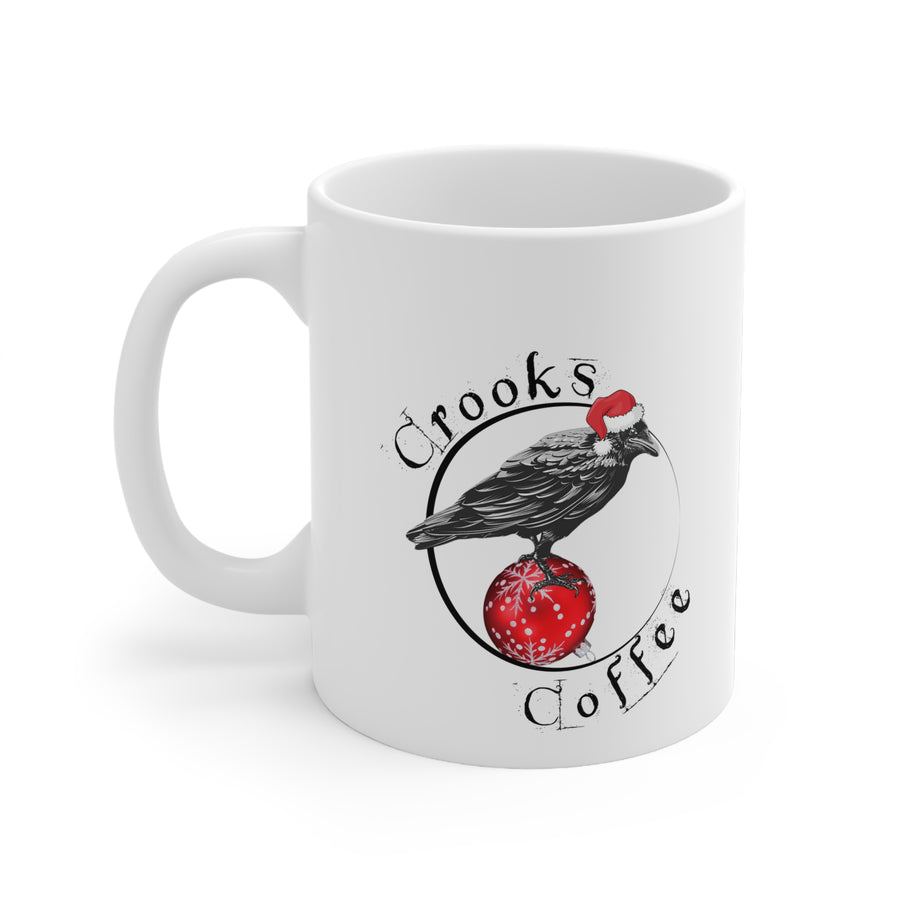 Ceramic Mug - Crooks Coffee Christmas  — 11oz